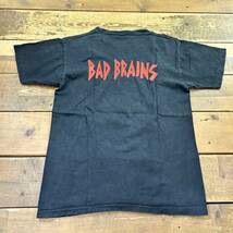 bad brains / バッドブレインズ 両面プリントtee tシャツ hyper ボディ メンズ s相当 ブラック シングルステッチ used_画像2