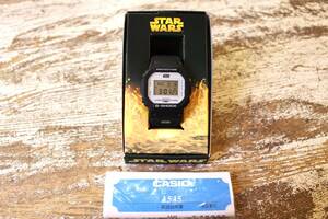 レア稼働良品 CASIO/カシオ G-SHOCK STARWARS スターウォーズコラボロゴVer 腕時計 DW-5600VT パッケージ付き ブラック ラバー 