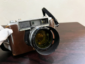 現状品 シャッターOK YASHICA ヤシカ LYNX-1000 1:1.8 f=4.5cm フィルムカメラ レンジファインダー レトロ アンティークカメラ 