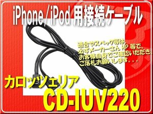 カロッツェリア・iPhone/iPod用接続ケーブル■CD-IUV220