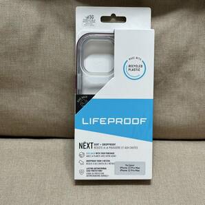 【OM240516-005】【未使用】LifeProof ライフプルーフ iPhone 13ProMax 12ProMax NEXT ESENTL PURP クリア アウトレット品 