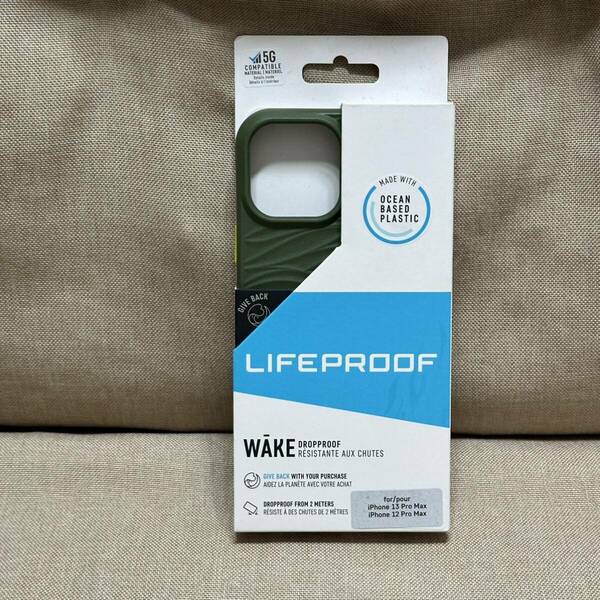 【未使用】LifeProof ライフプルーフ iPhone 13ProMax 12ProMax WAKE GAMBIT GREEN グリーン カーキ アウトレット品