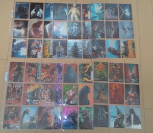  Godzilla черный myuum коллекционная карточка ( английская версия ) все 54 вид полный comp все kila карта 9 карман сиденье место хранения GODZILLA CHROMIUM CARDS FULL