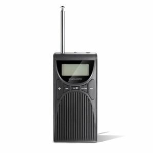 SHANLONYIポータブルラジオ 小型 ポケットラジオ 高感度 防災 ミニラジオ FM/AM/ワイドFM対応 乾電池式 多機能 