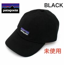 未使用【Patagonia】キャップ 帽子 黒 フリーサイズ_画像1