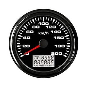 ELING 防水GPSスピードメーター オドメーター ベロメーター 走行距離の記録展示 0-200KM/H 9-32V 八種類のバ