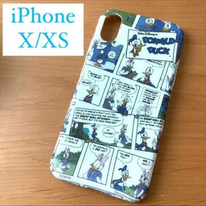 iPhoneケース ドナルド カバー ディズニー レトロ X/XS Disney