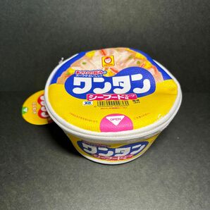 プライズ品　マルちゃん　ワンタン　シーフード　ポーチ　カップ麺