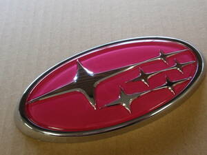  перевод иметь [ передний ] Subaru шесть двойных звезд эмблема [ Cherry красный покраска ] Impreza | Levorg |WRX| Legacy | Exiga и т.п. 3