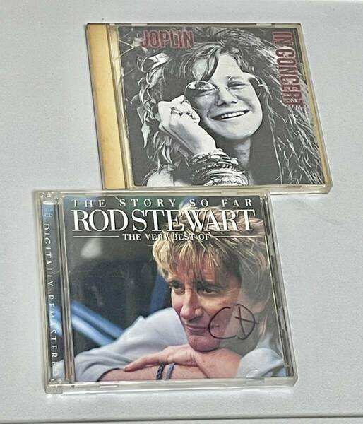 【汚れあり】 CD2枚セット ROD STEWART ロッド・スチュワート／JANIS JOPLIN ジャニス・ジョプリン