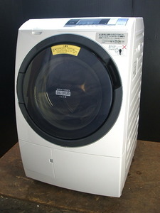 ビッグドラム 洗濯乾燥機 左開き BD-SG100BL（W） （ホワイト）