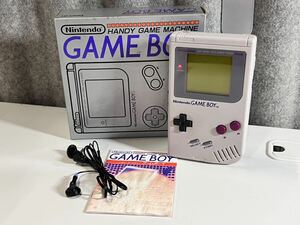 ゲームボーイ Nintendo 初代 任天堂 ニンテンドー GAME BOY GAMEBOY ゲーム機 通電確認済み！ソフト×１０（PAC-MAN）など。