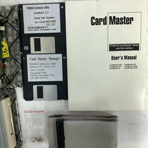 Card Master PCMCIA Card Reader Writer カードマスター PC パソコン 箱 取扱説明書の画像6
