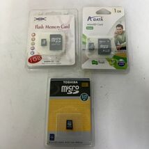 未開封 保管品 1GB SDカード まとめ Flash Memory Card my flash TOSHIBA 東芝 512MB マイクロ カード SD-C512R2W_画像2