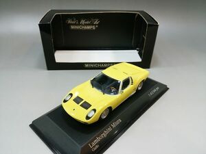 PMAミニチャンプス 1/43 ランボルギーニ・ミウラ　イエロー　430103005