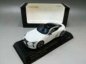 カーネル 1/43 レクサス LC500h L パッケージ GWZ100 2017 ホワイトノーヴァグラスフレーク CN431704