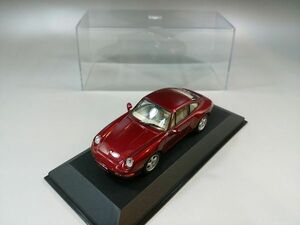 PMA ミニチャンプス 1/43　ポルシェ 911 993 クーペ ワインレッド