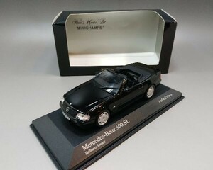 PMAミニチャンプ 1/43 メルセデスベンツ 500SL 1999 ブラック　400033030