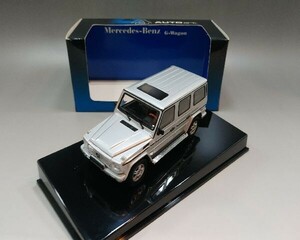 オートアート1/43 メルセデス・ベンツ G-ワゴン LWB シルバー　55111