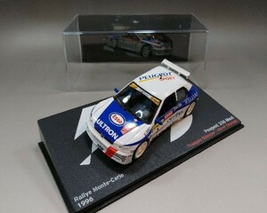 デアゴスティーニ ラリーカーコレクション 1/43 プジョー 306 Maxi #1 1996 ラリーモンテカルロ