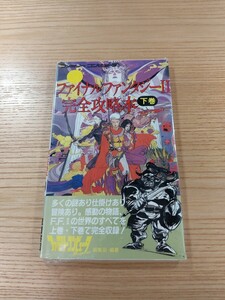 【E1322】送料無料 書籍 ファイナルファンタジーⅡ 完全攻略本 下巻 ( FC 攻略本 FINAL FANTASY 2 B6 空と鈴 )