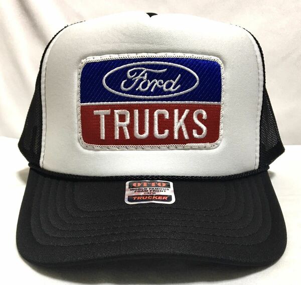 FORD TRUCKS パッチトラッカーキャップ　新品　アメカジ　OTTO メッシュキャップ