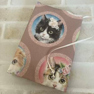 [ library book@ book cover ] pastel cat × cat charm 