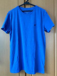 アメリカンイーグル AMERICAN EAGLE　Tシャツ 半袖シャツ 165 S ネイビー　クルーネック