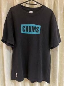 CHUMS チャムス 半袖Tシャツ 黒XLサイズ