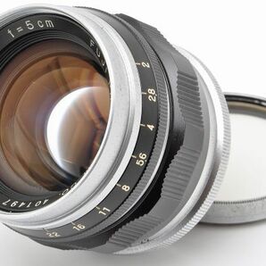 FUJINON L 5cm F2 フジノン Ｌ フィルター Lマウント L39 富士写真フイルム FUJI PHOTO FILM CO ライカ Leica ライツ Leitz 5/2 50 20の画像1