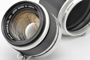 CANON LENS 50mm F1.8 Canon lens hood cap L mount L39 made in Japan Canon camera Leica Leica Leitzlaitsu50/1.8 5 18