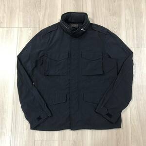 BEAMS PLUS garment dyed nylon M-65 type jacket Japanese fabric navy japan ガーメントダイ ナイロン ミリタリー ジャケット パーカー