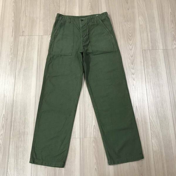 or slow orslow US ARMY FATIGUE PANTS MADE JAPAN オアスロウ ファティーグ ベイカー パンツ ミリタリー アーミー カーゴ カーキ 日本製