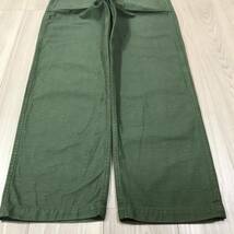 or slow orslow US ARMY FATIGUE PANTS MADE JAPAN オアスロウ ファティーグ ベイカー パンツ ミリタリー アーミー カーゴ カーキ 日本製_画像3
