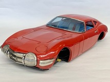 ■Made in JAPAN■ブリキ■TOYOTA 2000GT■タイヤ欠品■アサヒ玩具■_画像1