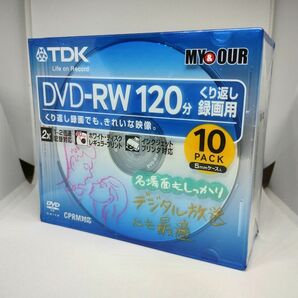 TDK DVD-RW 10枚組 120分繰り返し録画用 2倍速対応 CPRM対応5mmケース入り