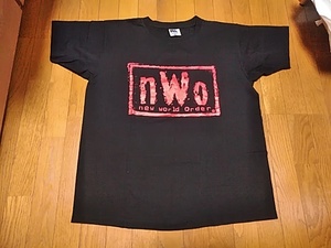 レア 90s 未使用 正規品 nWo Tシャツ XL デッドストック ウルフパック ヴィンテージ 90年代 プロレス ホーガン wcw wwf wwe 格闘技ロゴ
