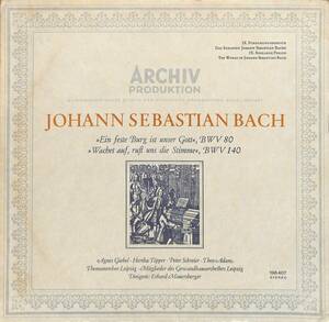 A00534164/LP/エアハルト・マウエルスベルガー「Bach / Ein Feste Burg Ist Unser Gott、BWV 80」