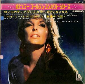 C00190500/EP1枚組-33RPM/ジュリー・ロンドン「ポピュラー・ゴールデン・コンパクト・シリーズ(LP-4514)」