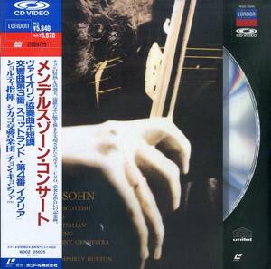 B00177853/LD/チョン・キョンファ(Vn) / ゲオルク・ショルティ(指揮)「メンデルスゾーン・コンサート / ヴァイオリン協奏曲・交響曲第3番