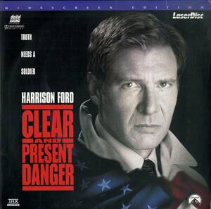 B00164478/LD2枚組/ハリソン・フォード「Clear And Present Danger【今そこにある危機】(Widescreen)」