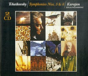 D00162226/CD2枚組/Karajan/Berlin Philharmonic「Tchaikovsky/Symphonies Nos.5&6」