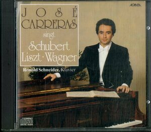 D00153800/CD/ホセ・カレーラス「Schubert/Weyrauch/Wagner/Liszt」