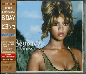 D00137515/CD/ビヨンセ(BEYONCE)「Bday +1 (2006年・SICP-1200・R&B・ニュージャックスウィング)」