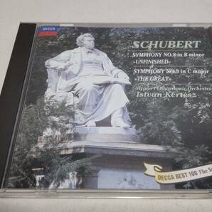 D4625 『CD』 シューベルト：交響曲第8番 第9番 ケルテス UCCD-7081の画像1