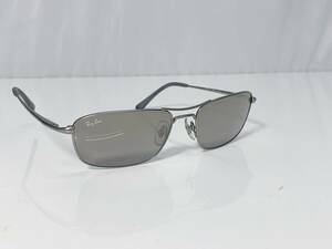 57n 60 Ray-Ban RayBan очки очки солнцезащитные очки RB8018 ORBS 023/3H 56*18 TITANIUM titanium рама MADE IN ITALY б/у текущее состояние товар 