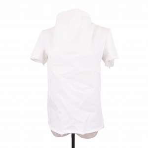 ジェイダブリューアンダーソン JW ANDERSON デニム カットオフ Tシャツ カットソー 半袖 切りっぱなし S 白 ホワイト /TNTa189