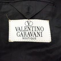 ヴァレンティノ ガラヴァーニ SUPER 120's ダブルブレスト テーラード ジャケット ブレザー 6B 総裏 ブルゾン ウール 50 黒 ブラック 7_画像5