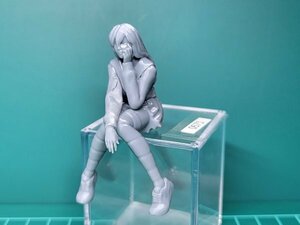 ★（0571）8K光造形プリント品 『 School_Girl 』 （やや難有）／≒S:1/20／レジンフィギュアキット★シタデルカラー等の練習用に