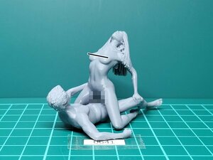 *(0641) super precise 3D figure [ Ride 'em Cowgirl!](FULL_NUDE)( a little defect have )|≒S:1/20|8K light structure shape print goods * under Dell color practice for 